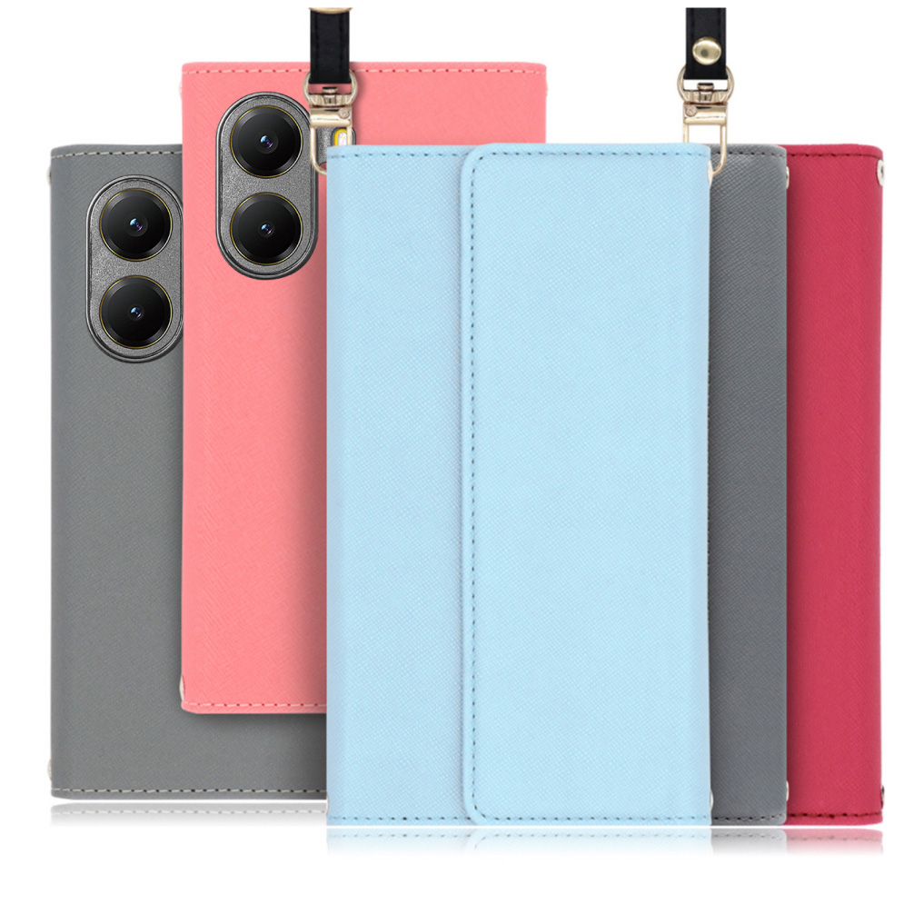 [ LOOF STRAP ] POCO X7 Pro Xiaomi スマホケース ケース カバー ショルダー スマホショルダー ストラップ 肩掛け 首掛け 手帳型ケース カード収納 マグネット付き [ POCO X7 Pro ]