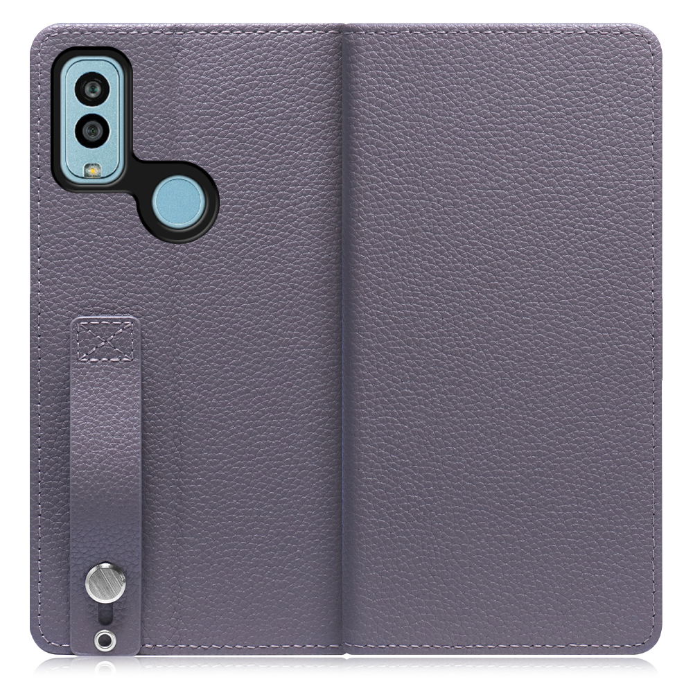 [ LOOF HOLD ] Android One S10 / S10-KC androidones10 androidone スマホケース ケース カバー 手帳型ケース 背面ベルト カード収納 本革 マグネットなし [ Android One S10 / グレージュ ]