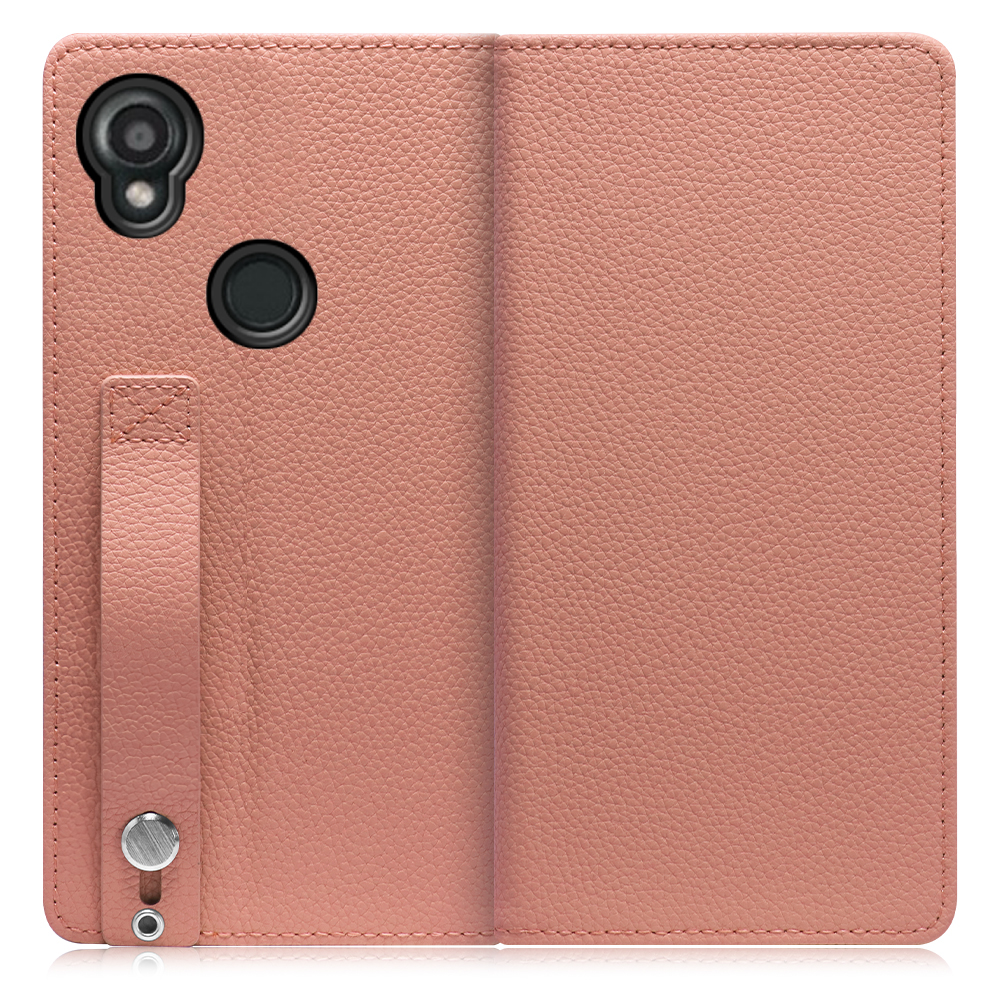[ LOOF HOLD ] KYOCERA DIGNO SX3 KYG02 dignosx3 ディグノ 京セラ KYOCERA スマホケース ケース カバー 手帳型ケース 背面ベルト カード収納 本革 マグネットなし [ DIGNO SX3 KYG02 / フラミンゴ ]
