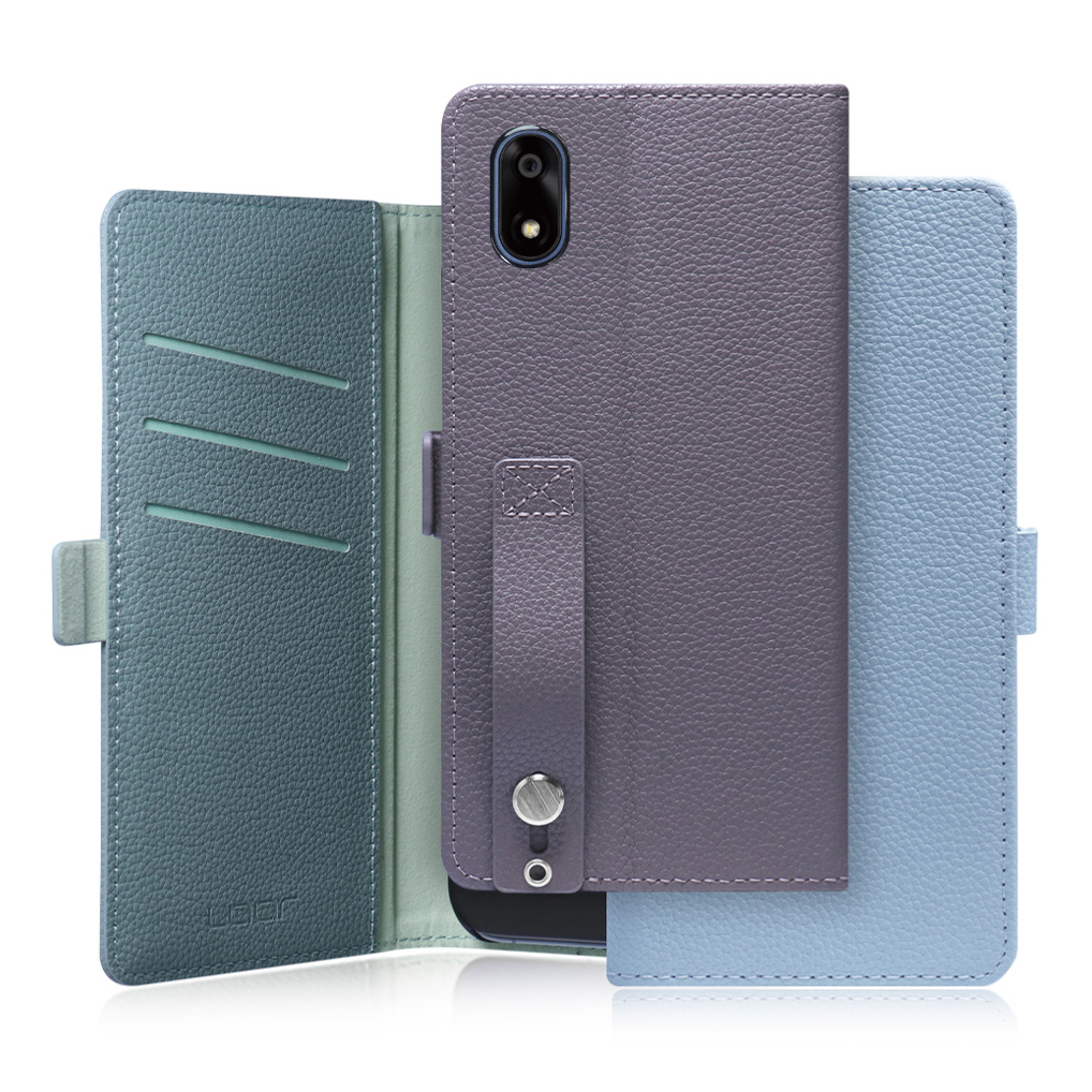 [ LOOF HOLD ] かんたんスマホ4 A402ZT ZTE スマホケース ケース カバー 手帳型ケース 背面ベルト カード収納 本革 マグネットなし [ かんたんスマホ4 ]