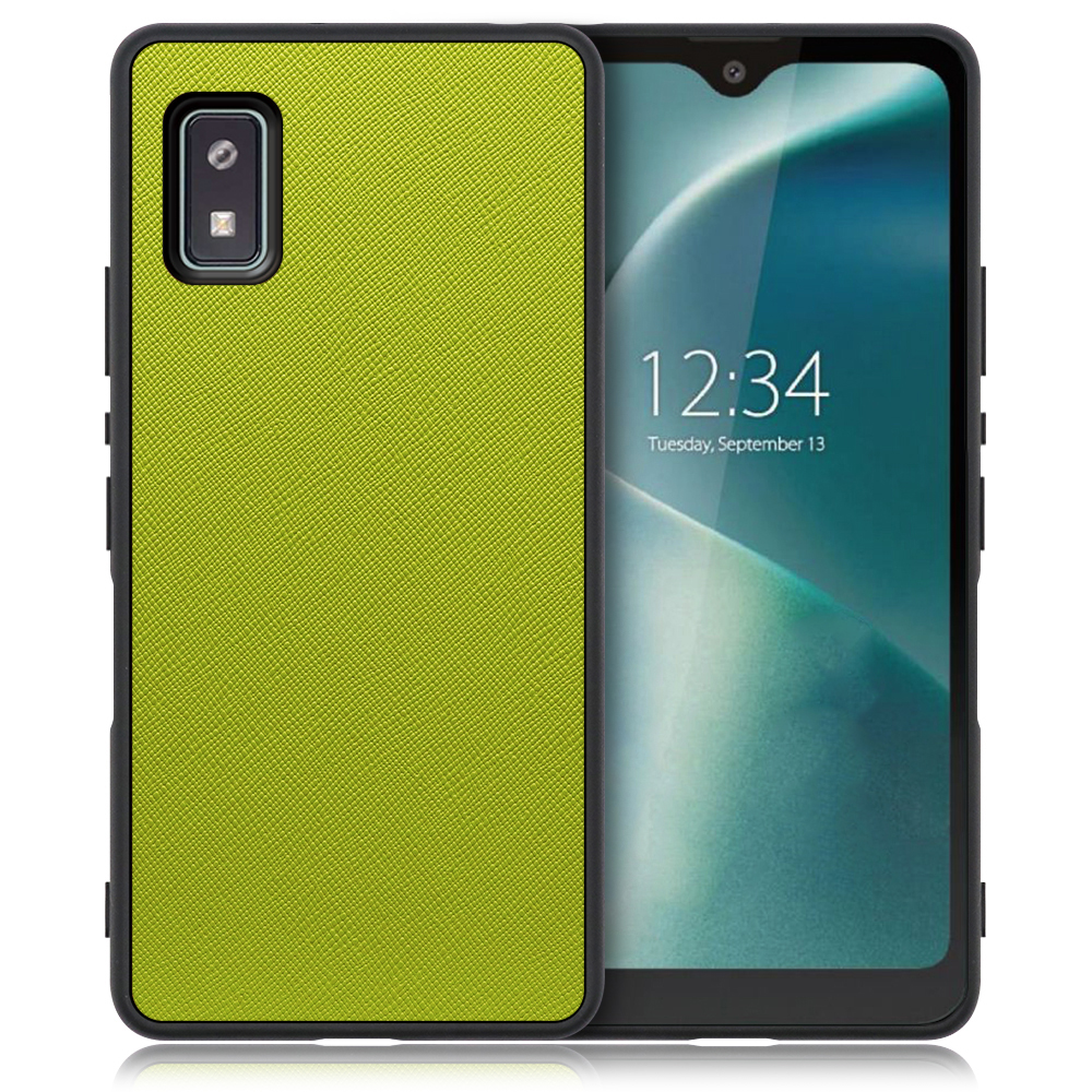 [ LOOF CASUAL-SHELL ] AQUOS wish/wish2 wish 2 スマホケース 背面 ケース カバー ハードケース ストラップホール [ AQUOS wish/wish2 / ライムグリーン ]