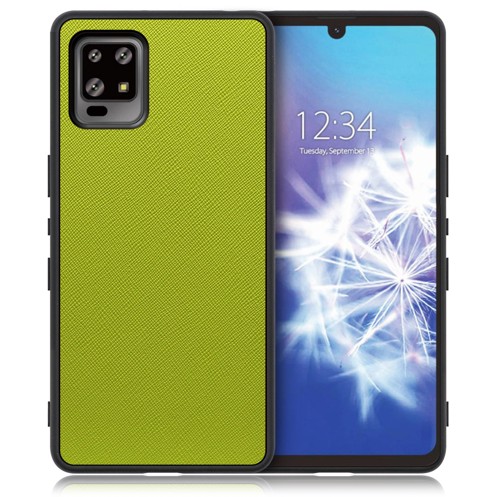 [ LOOF CASUAL-SHELL ] AQUOS zero6 zero 6 スマホケース 背面 ケース カバー ハードケース ストラップホール [ AQUOS zero6 / ライムグリーン ]