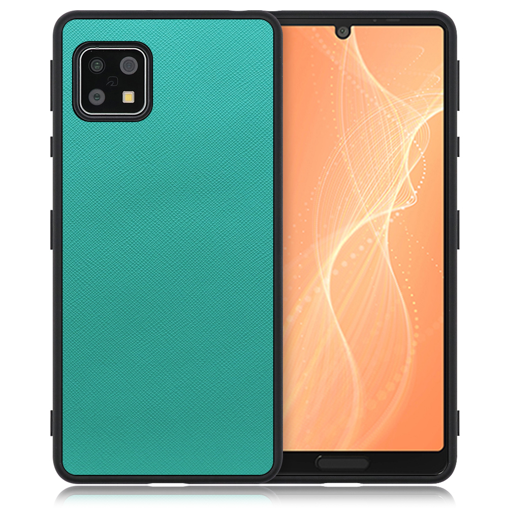 [ LOOF CASUAL-SHELL ] AQUOS sense4 / sense4 lite / sense5G sense 4 4lite 4basic 5G sense4lite sense4basic スマホケース 背面 ケース カバー ハードケース ストラップホール [ AQUOS sense4 / sense4 lite / sense5G / ターコイズ ]