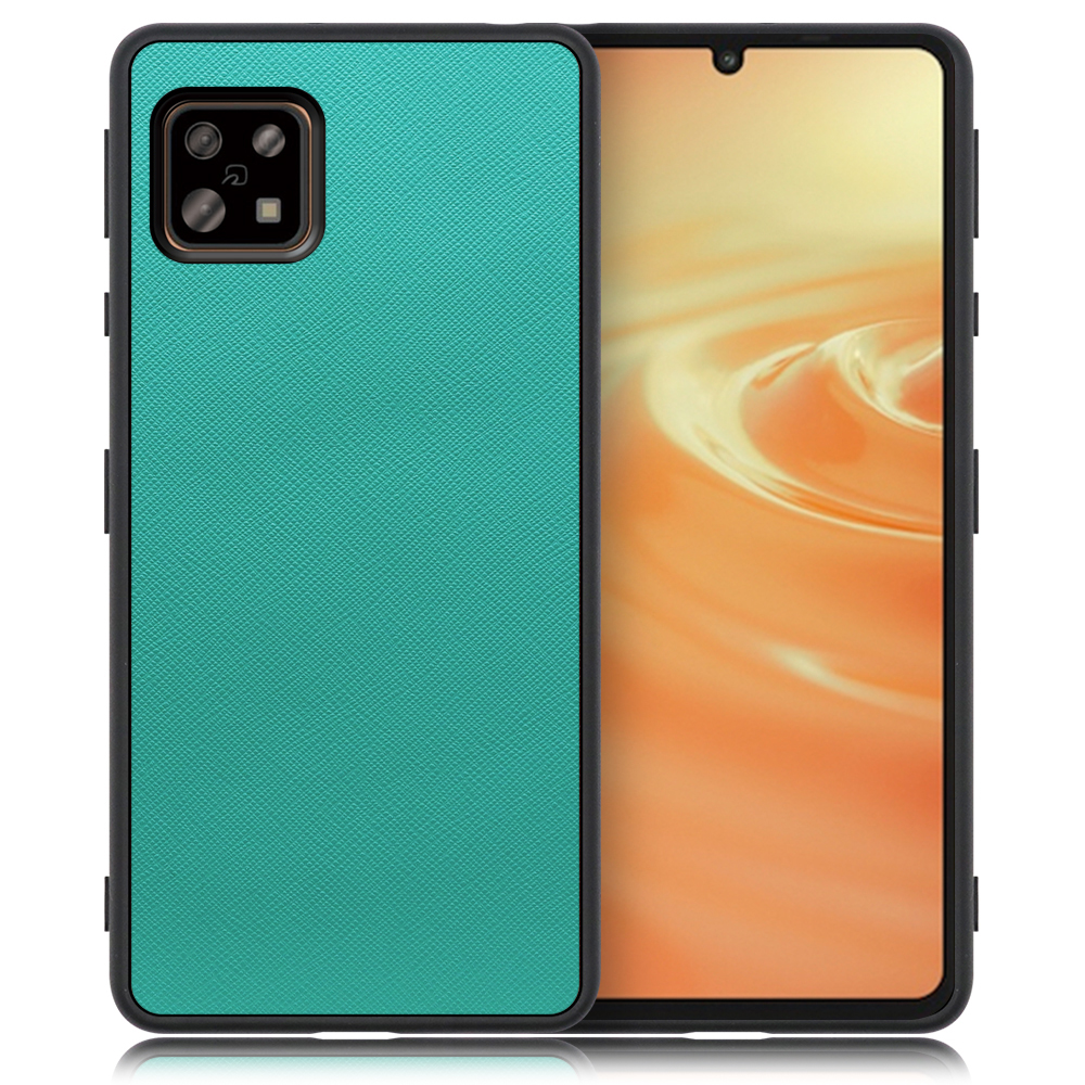 [ LOOF CASUAL-SHELL ] AQUOS sense6s /sense6 sense 6s 6 スマホケース 背面 ケース カバー ハードケース ストラップホール [ AQUOS sense6/sense6s / ターコイズ ]