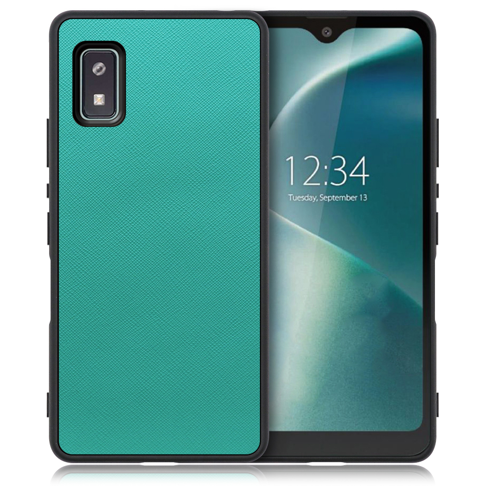 [ LOOF CASUAL-SHELL ] AQUOS wish/wish2 wish 2 スマホケース 背面 ケース カバー ハードケース ストラップホール [ AQUOS wish/wish2 / ターコイズ ]