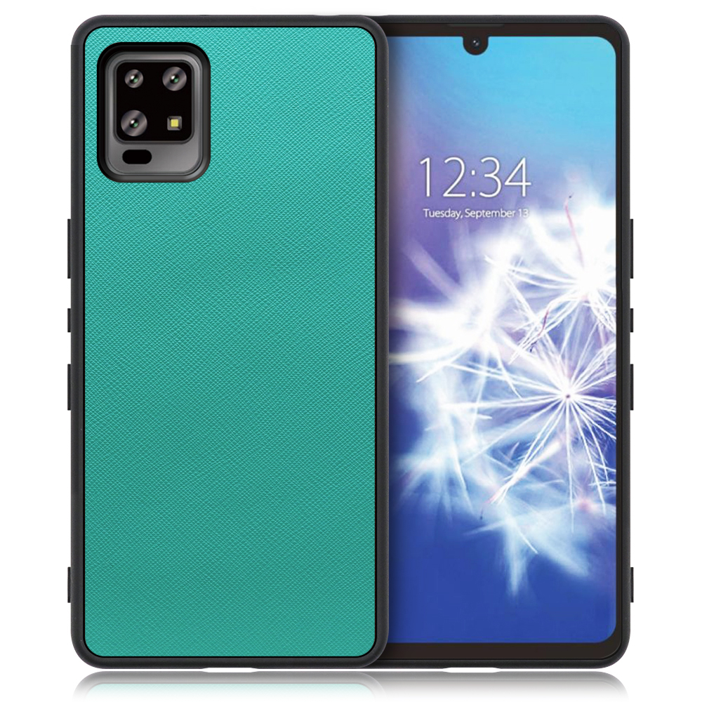 [ LOOF CASUAL-SHELL ] AQUOS zero6 zero 6 スマホケース 背面 ケース カバー ハードケース ストラップホール [ AQUOS zero6 / ターコイズ ]