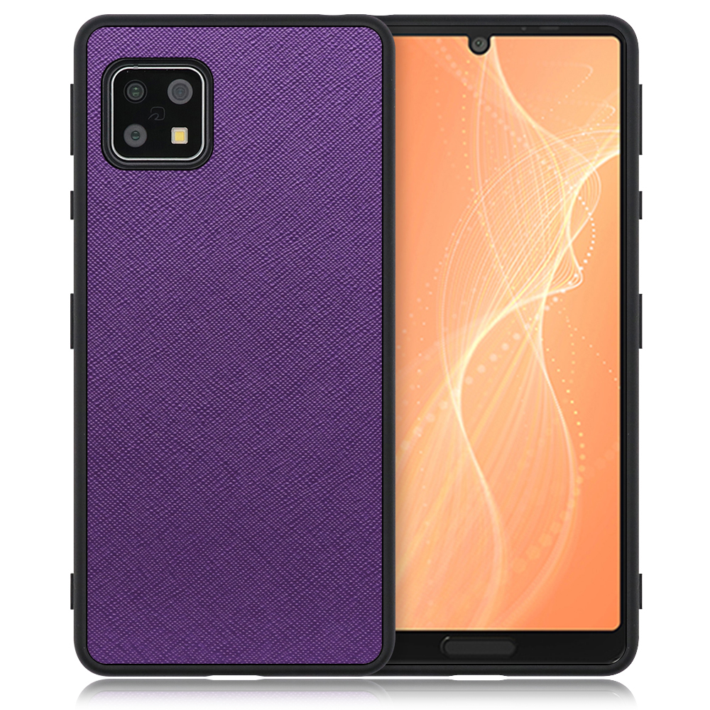 LooCo Official Shop LOOF CASUAL-SHELL AQUOS sense4 sense4 lite  sense5G sense 4lite 4basic 5G sense4lite sense4basic スマホケース 背面 ケース カバー ハード ケース ストラップホール AQUOS sense4 sense4 lite sense5G バイオレット