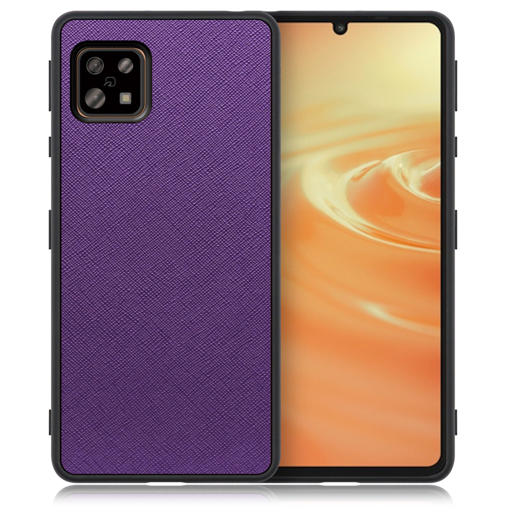 [ LOOF CASUAL-SHELL ] AQUOS sense6s /sense6 sense 6s 6 スマホケース 背面 ケース カバー ハードケース ストラップホール [ AQUOS sense6/sense6s / バイオレット ]