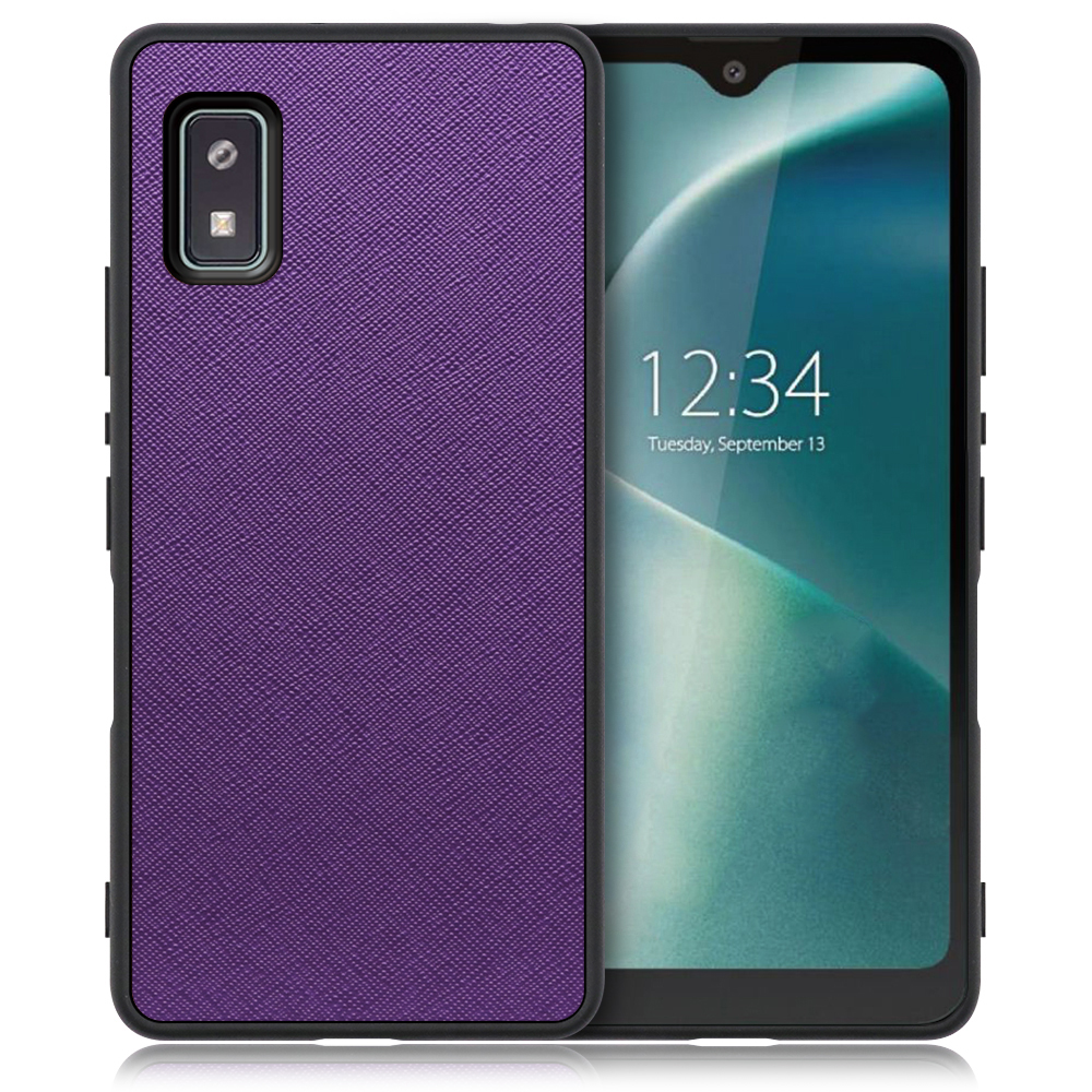 [ LOOF CASUAL-SHELL ] AQUOS wish/wish2 wish 2 スマホケース 背面 ケース カバー ハードケース ストラップホール [ AQUOS wish/wish2 / バイオレット ]