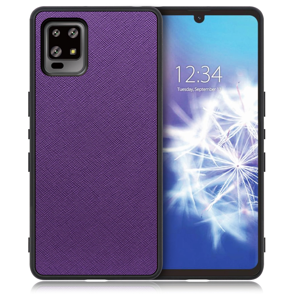 [ LOOF CASUAL-SHELL ] AQUOS zero6 zero 6 スマホケース 背面 ケース カバー ハードケース ストラップホール [ AQUOS zero6 / バイオレット ]