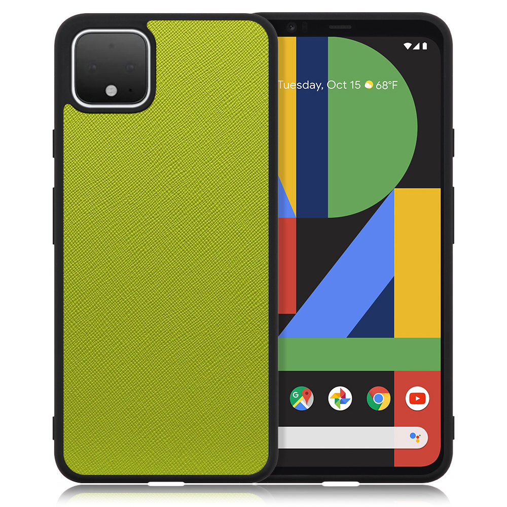 [ LOOF CASUAL-SHELL ] Google Pixel 4 XL googlepixel pixel4xl ピクセル4XL スマホケース 背面 ケース カバー ハードケース ストラップホール [ Google Pixel 4 XL / ライムグリーン ]