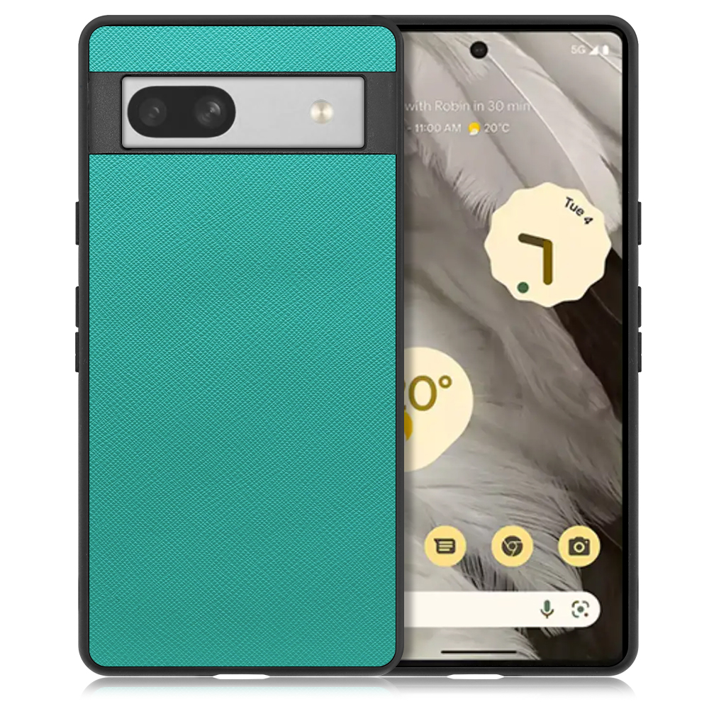 [ LOOF CASUAL-SHELL ] Google Pixel 7a googlepixel7a pixel7a スマホケース 背面 ケース カバー ハードケース ストラップホール [ Google Pixel 7a / ターコイズ ]