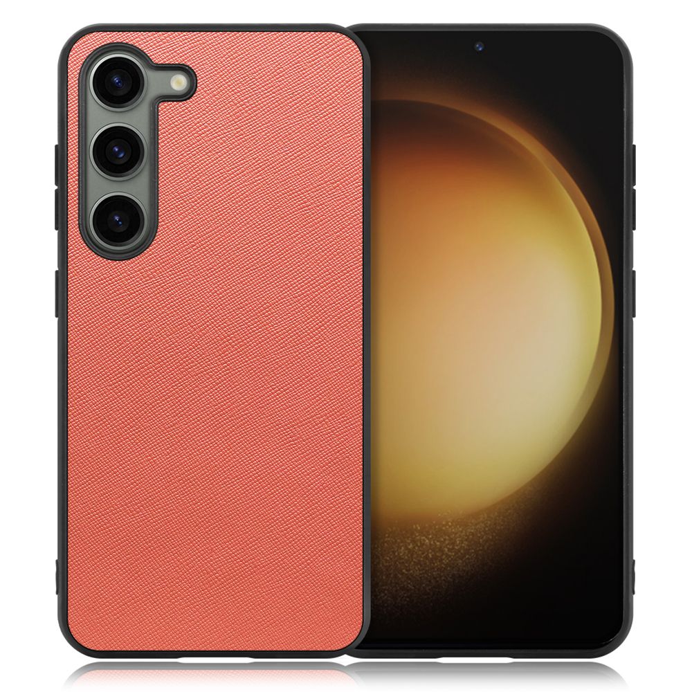 [ LOOF CASUAL-SHELL ] Galaxy S23 s 23 スマホケース 背面 ケース カバー ハードケース ストラップホール [ Galaxy S23 / コスモス ]