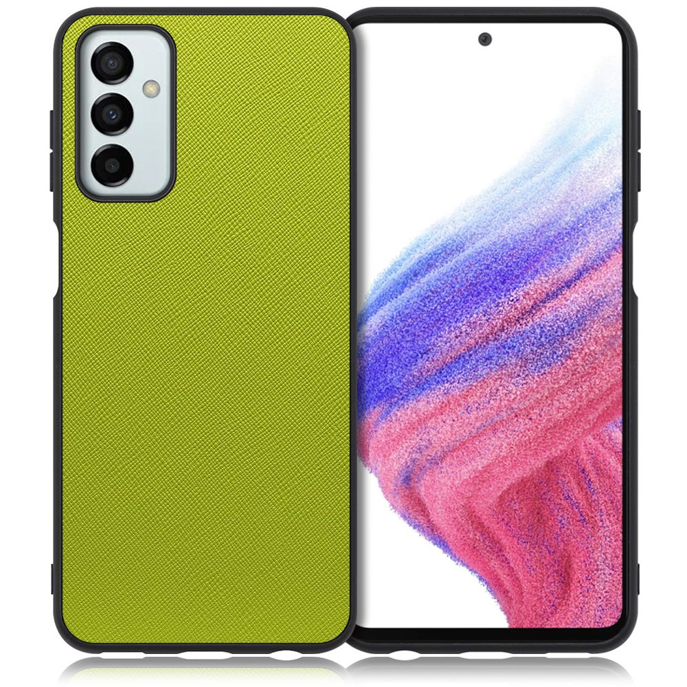 [ LOOF CASUAL-SHELL ] Galaxy M23 5G m235g スマホケース 背面 ケース カバー ハードケース ストラップホール [ Galaxy M23 5G / ライムグリーン ]