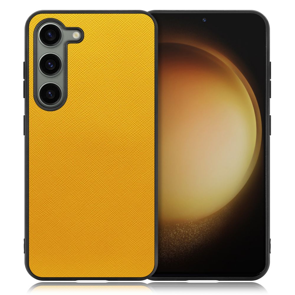 [ LOOF CASUAL-SHELL ] Galaxy S23 s 23 スマホケース 背面 ケース カバー ハードケース ストラップホール [ Galaxy S23 / パンプキン ]