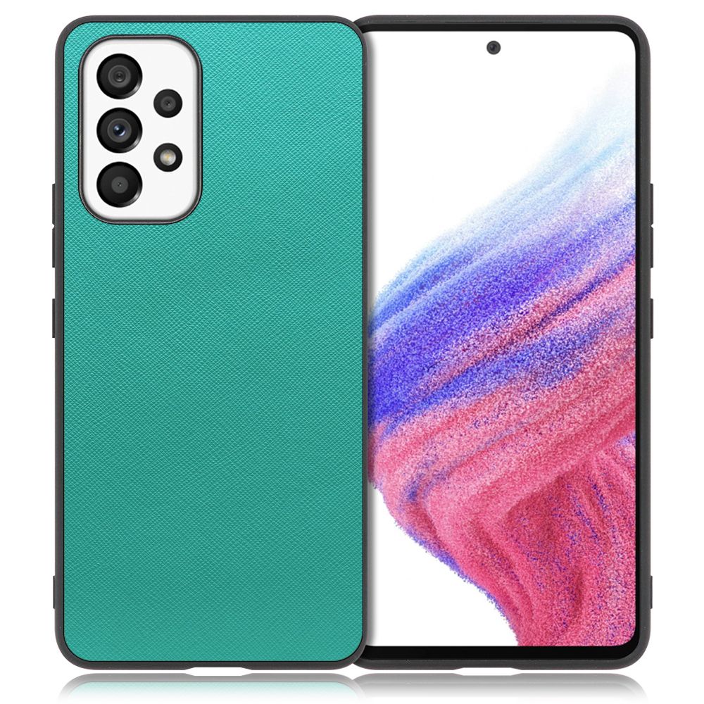 [ LOOF CASUAL-SHELL ] Galaxy A53 5G / SC-53C / SCG15 a535g スマホケース 背面 ケース カバー ハードケース ストラップホール [ Galaxy A53 5G / ターコイズ ]