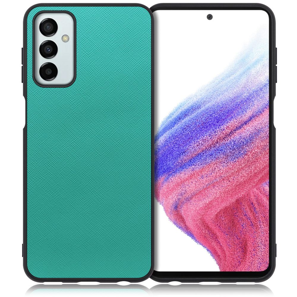 [ LOOF CASUAL-SHELL ] Galaxy M23 5G m235g スマホケース 背面 ケース カバー ハードケース ストラップホール [ Galaxy M23 5G / ターコイズ ]