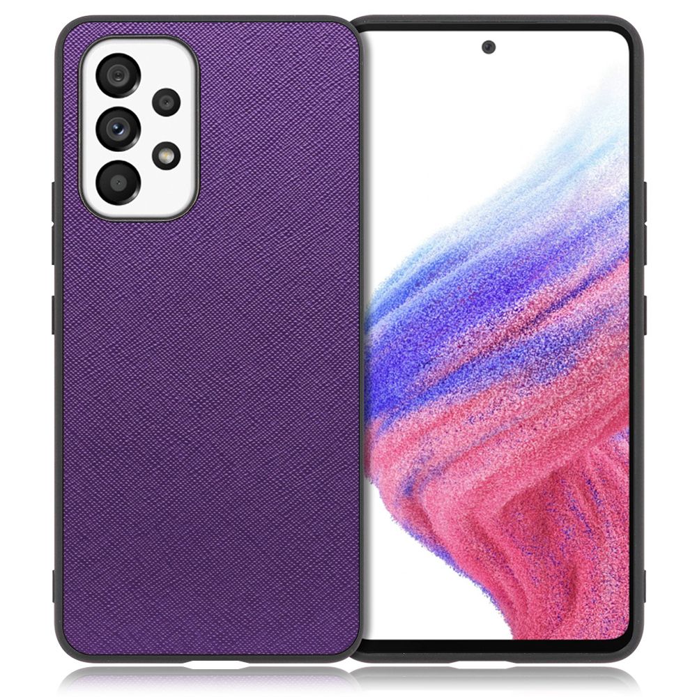 [ LOOF CASUAL-SHELL ] Galaxy A53 5G / SC-53C / SCG15 a535g スマホケース 背面 ケース カバー ハードケース ストラップホール [ Galaxy A53 5G / バイオレット ]