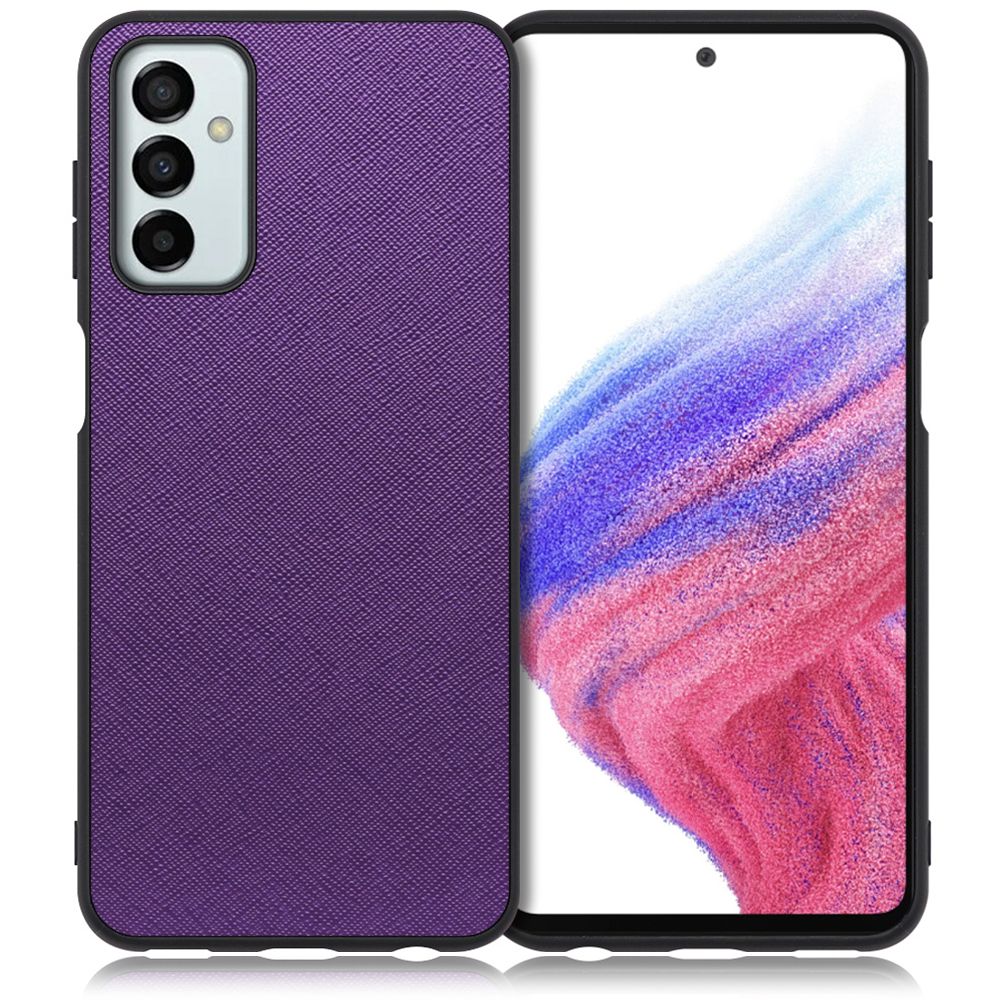 [ LOOF CASUAL-SHELL ] Galaxy M23 5G m235g スマホケース 背面 ケース カバー ハードケース ストラップホール [ Galaxy M23 5G / バイオレット ]