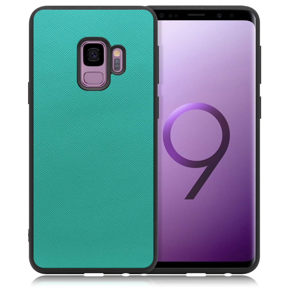 [ LOOF CASUAL-SHELL ] Galaxy S9 / SC-02K / SCV38 galaxys9 スマホケース 背面 ケース カバー  ハードケース ストラップホール [ Galaxy S9 / ターコイズ ]