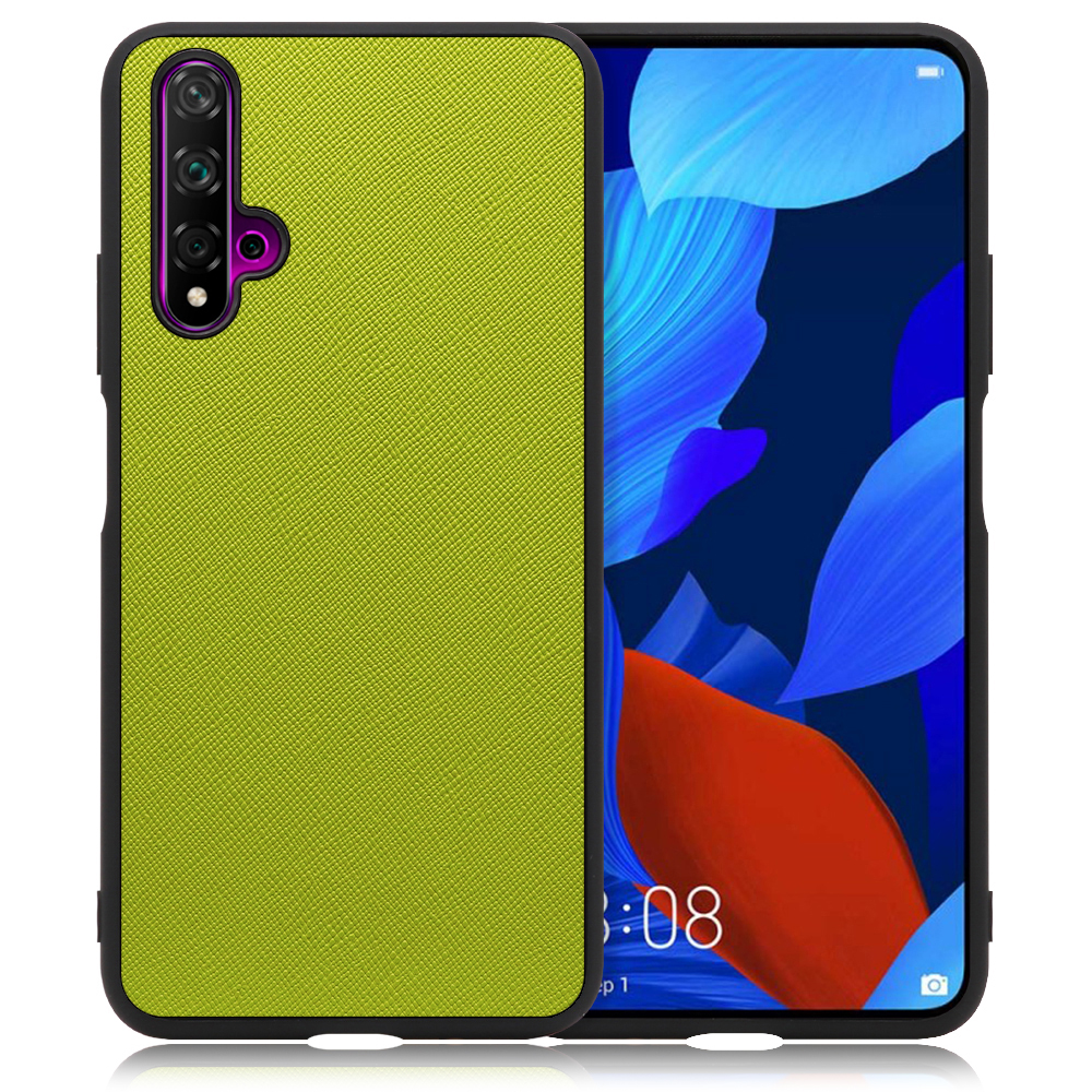 [ LOOF CASUAL-SHELL ] HUAWEI nova 5T nova5t スマホケース 背面 ケース カバー ハードケース ストラップホール [ HUAWEI nova 5T / ライムグリーン ]
