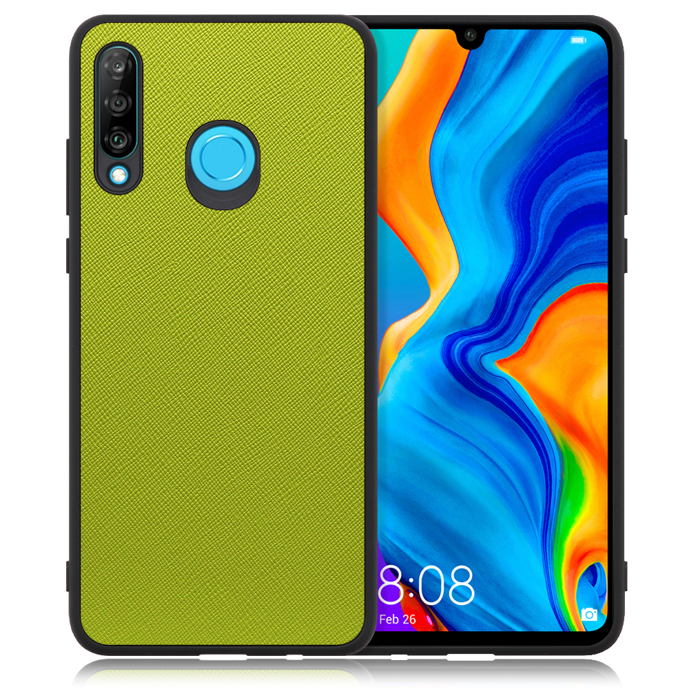 [ LOOF CASUAL-SHELL ] HUAWEI P30 lite / P30 lite Premium p30lite p30litepremium スマホケース 背面 ケース カバー ハードケース ストラップホール [ HUAWEI P30 lite / lite Premium / ライムグリーン ]