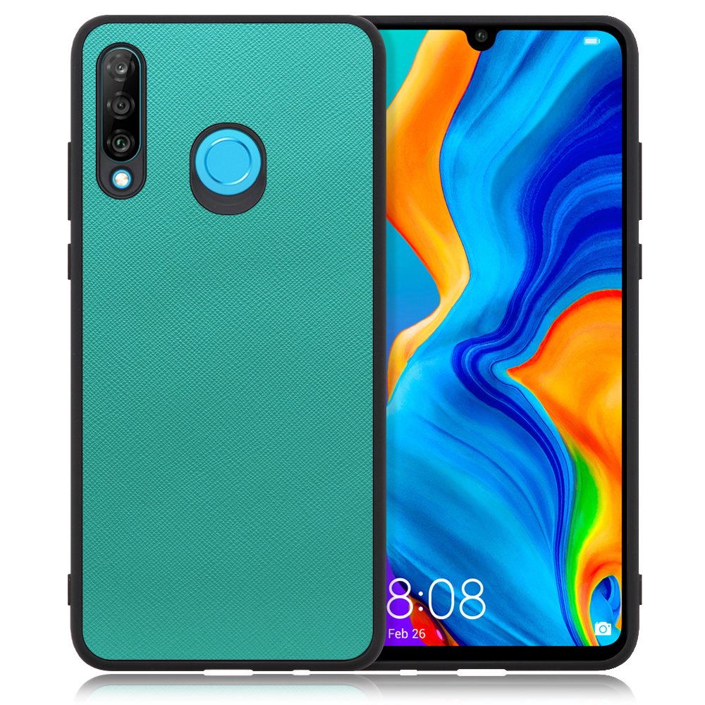 [ LOOF CASUAL-SHELL ] HUAWEI P30 lite / P30 lite Premium p30lite p30litepremium スマホケース 背面 ケース カバー ハードケース ストラップホール [ HUAWEI P30 lite / lite Premium / ターコイズ ]