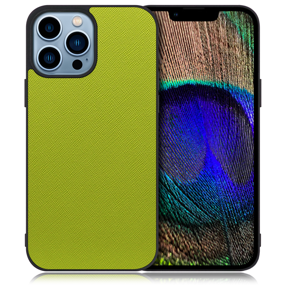 [ LOOF CASUAL-SHELL ] iPhone 13 Pro iphone13pro 13pro プロ スマホケース 背面 ケース カバー ハードケース ストラップホール [ iPhone 13 Pro / ライムグリーン ]