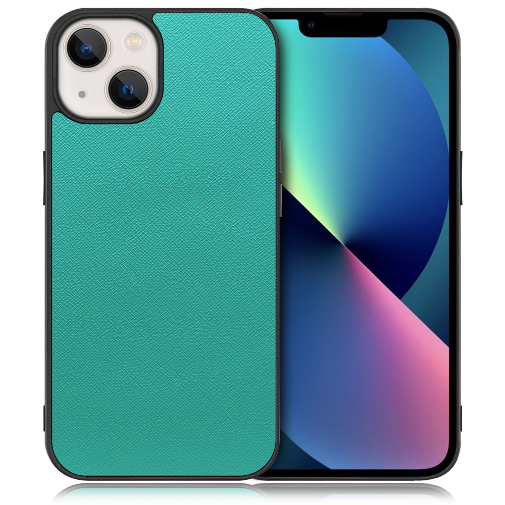 [ LOOF CASUAL-SHELL ] iPhone 13 mini iphone13mini 13mini ミニ スマホケース 背面 ケース カバー ハードケース ストラップホール [ iPhone 13 mini / ターコイズ ]