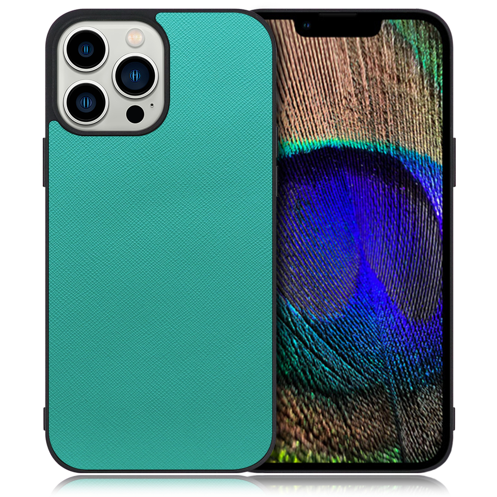 [ LOOF CASUAL-SHELL ] iPhone 13 Pro Max iphone13promax 13promax promax プロマックス スマホケース 背面 ケース カバー ハードケース ストラップホール [ iPhone 13 Pro Max / ターコイズ ]