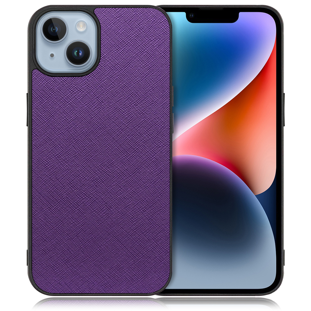 [ LOOF CASUAL-SHELL ] iPhone 14 iphone14 スマホケース 背面 ケース カバー ハードケース ストラップホール [ iPhone 14 / バイオレット ]