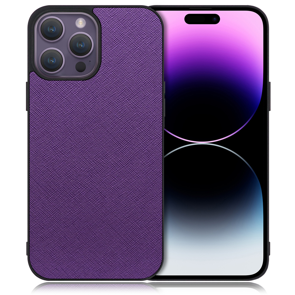 [ LOOF CASUAL-SHELL ] iPhone 14 Pro Max iphone14promax 14promax プロマックス スマホケース 背面 ケース カバー ハードケース ストラップホール [ iPhone 14 Pro Max / バイオレット ]