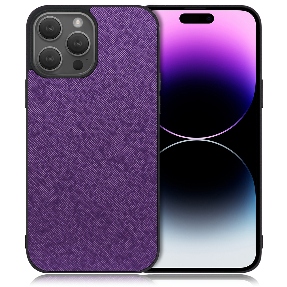 [ LOOF CASUAL-SHELL ] iPhone 14 Pro iphone14pro 14pro プロ スマホケース 背面 ケース カバー ハードケース ストラップホール [ iPhone 14 Pro / バイオレット ]