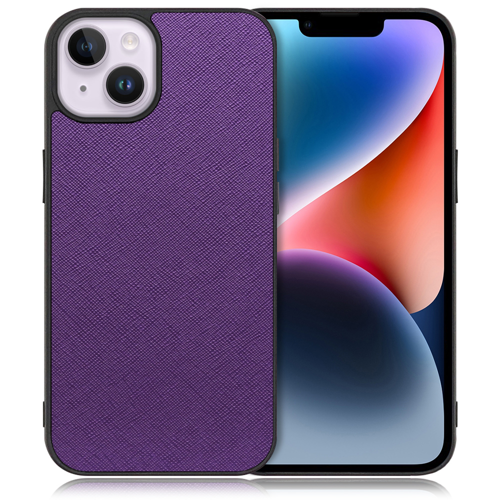[ LOOF CASUAL-SHELL ] iPhone 14 Plus iphone14plus 14plus 14+ プラス スマホケース 背面 ケース カバー ハードケース ストラップホール [ iPhone 14 Plus / バイオレット ]