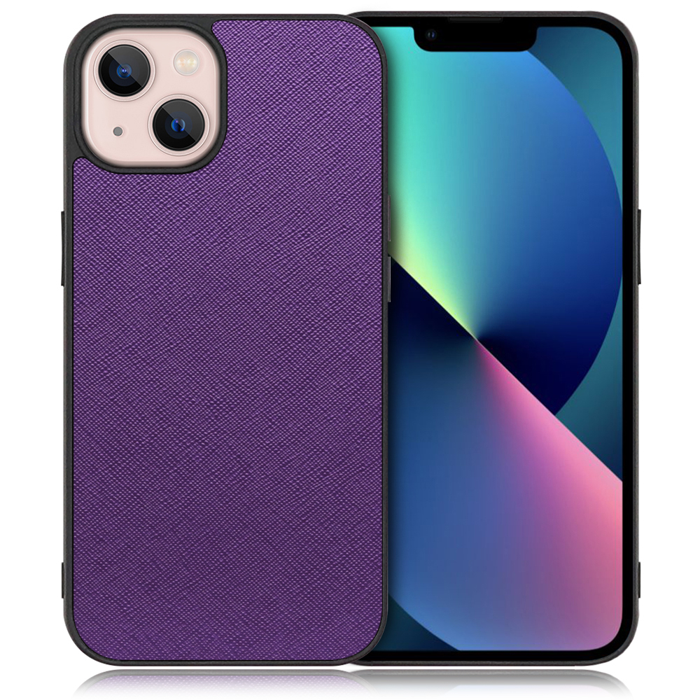 [ LOOF CASUAL-SHELL ] iPhone 13 iphone13 スマホケース 背面 ケース カバー ハードケース ストラップホール [ iPhone 13 / バイオレット ]