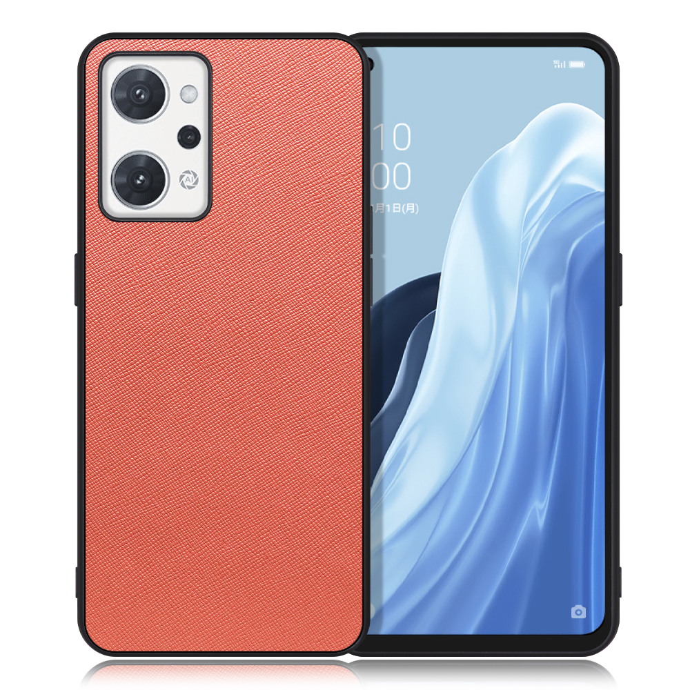 [ LOOF CASUAL-SHELL ] OPPO Reno7 A / Reno9 A OPG04 / CPH2523 スマホケース 背面 ケース カバー ハードケース ストラップホール [ OPPO Reno7 A / Reno9 A OPG04 / CPH2523 / コスモス ]