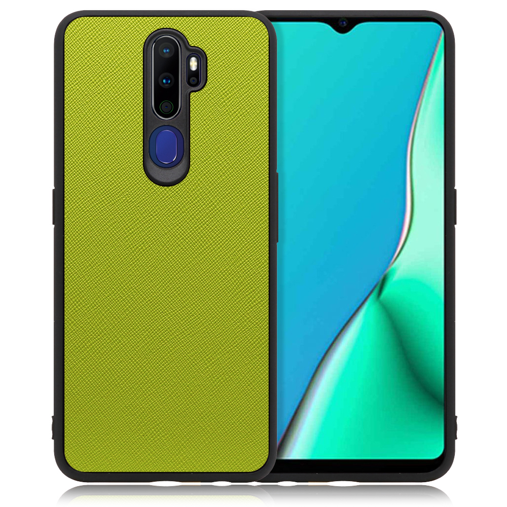 [ LOOF CASUAL-SHELL ] OPPO A5 2020 a52020 oppoa5 スマホケース 背面 ケース カバー ハードケース ストラップホール [ OPPO A5 2020 / ライムグリーン ]
