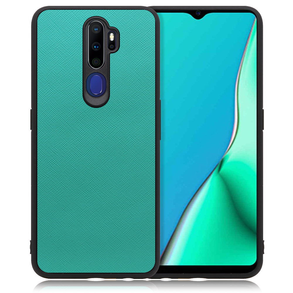 [ LOOF CASUAL-SHELL ] OPPO A5 2020 a52020 oppoa5 スマホケース 背面 ケース カバー ハードケース ストラップホール [ OPPO A5 2020 / ターコイズ ]