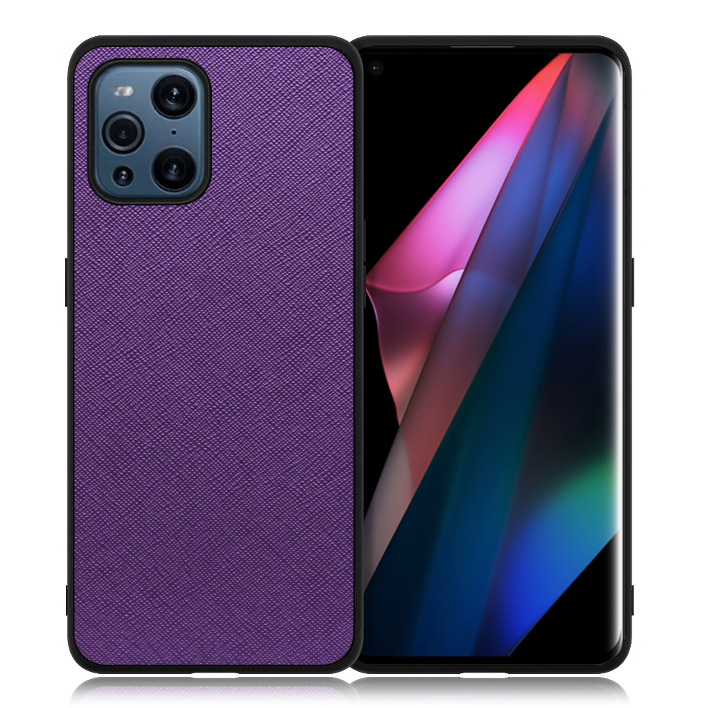 [ LOOF CASUAL-SHELL ] OPPO Find X3 Pro / OPG03 findx3pro x3pro findx3 スマホケース 背面 ケース カバー ハードケース ストラップホール [ OPPO Find X3 Pro / バイオレット ]