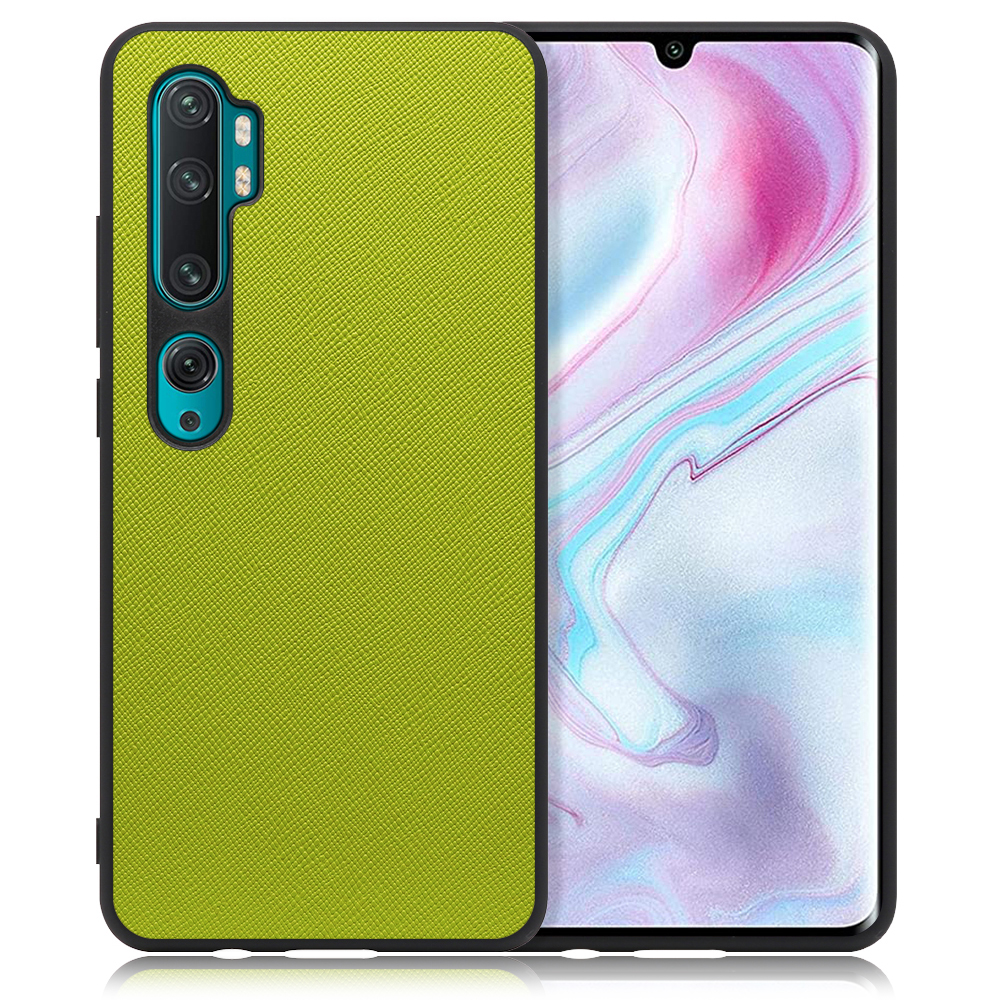 [ LOOF CASUAL-SHELL ] Xiaomi Mi Note 10 / Mi Note 10 Pro minote10 minote10pro minote note10 10pro スマホケース 背面 ケース カバー ハードケース ストラップホール [ Mi Note 10 / Mi Note 10 Pro / ライムグリーン ]