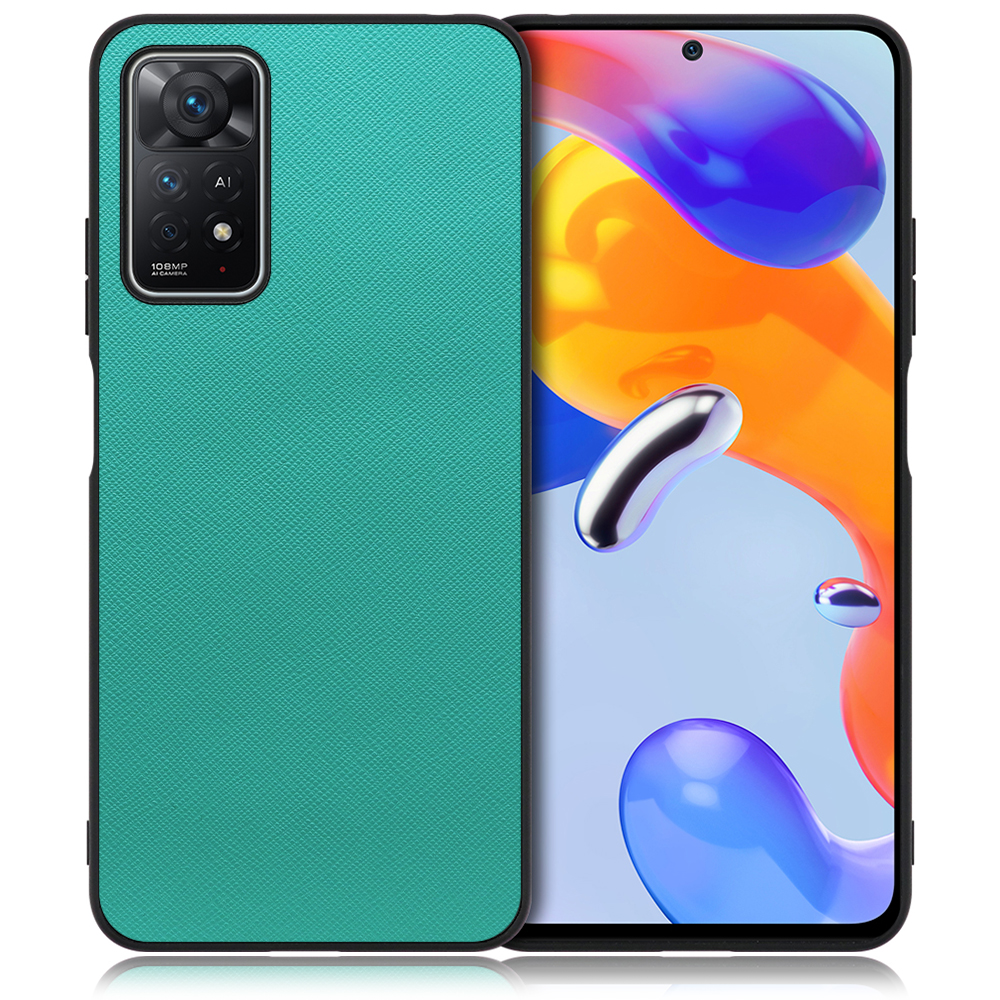 [ LOOF CASUAL-SHELL ] Xiaomi Redmi Note 11 Pro 5G redminote11pro5g note11pro 11pro スマホケース 背面 ケース カバー ハードケース ストラップホール [ Redmi Note 11 Pro 5G / ターコイズ ]
