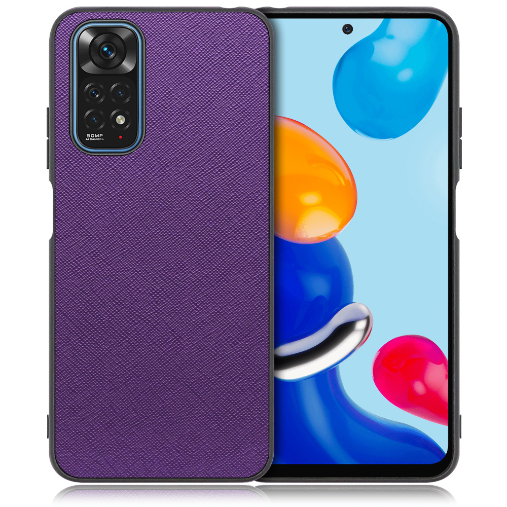 [ LOOF CASUAL-SHELL ] Xiaomi Redmi Note 11 redminote11 note11 スマホケース 背面 ケース カバー ハードケース ストラップホール [ Redmi Note 11 / バイオレット ]