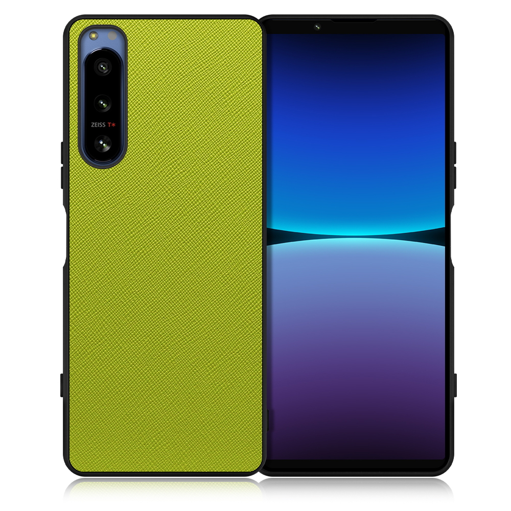 [ LOOF CASUAL-SHELL ] Xperia 5 IV / SOG09 / SO-54C xperia5Ⅳ 5Ⅳ xperia5 スマホケース 背面 ケース カバー ハードケース ストラップホール [ Xperia 5 IV / ライムグリーン ]