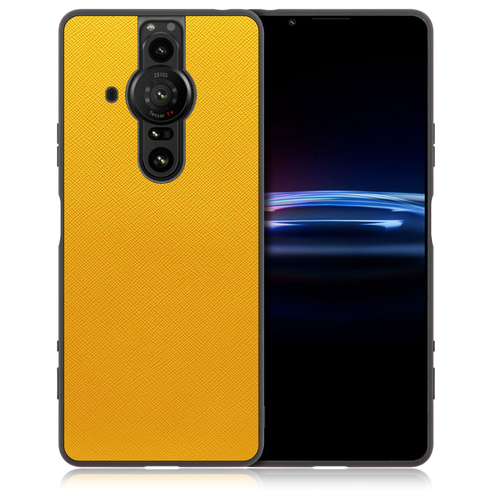 [ LOOF CASUAL-SHELL ] Xperia PRO-I / XQ-BE42 proi xperiaproi スマホケース 背面 ケース カバー ハードケース ストラップホール [ Xperia PRO-I / パンプキン ]