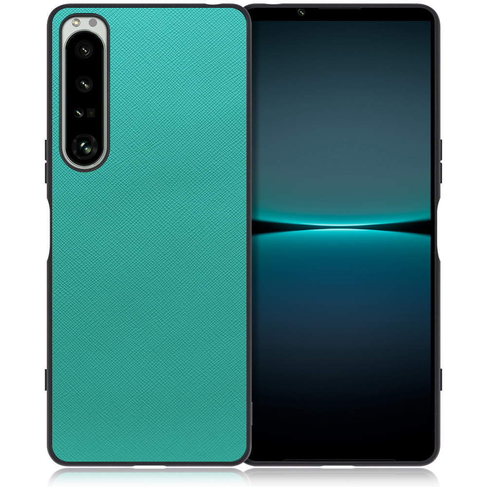 [ LOOF CASUAL-SHELL ] Xperia 1 IV / SO-51C / SOG06 xperia1Ⅳ 1Ⅳ xperia1 スマホケース 背面 ケース カバー ハードケース ストラップホール [ Xperia 1 IV / ターコイズ ]