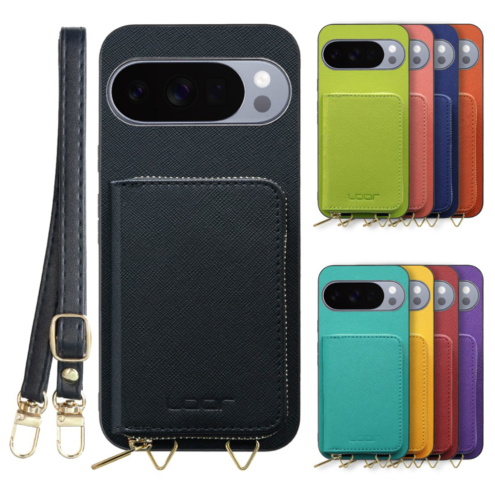 [ LOOF CASUAL-SHELL POUCH ] Google Pixel 10 Pro XL Google Pixel10proxl ピクセル10プロXL ケース ショルダー スマホショルダー 背面 収納 ポーチ付き カバー スマホケース ストラップ レザー [ Google Pixel 10 Pro XL ]