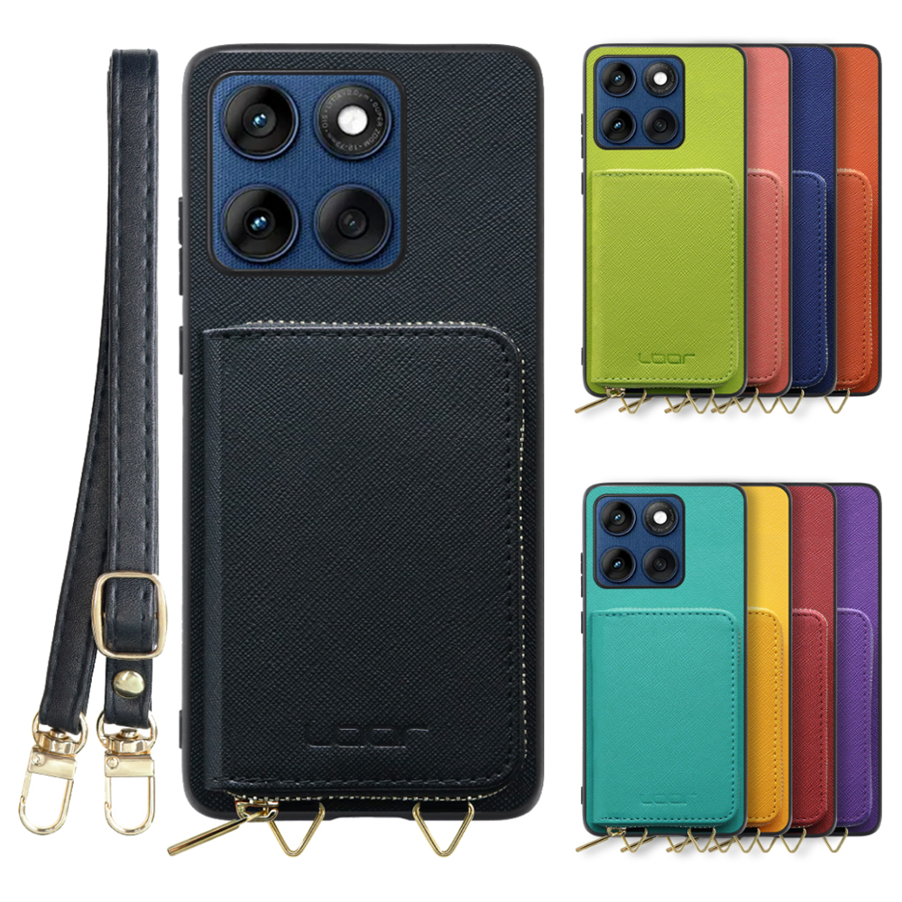 [ LOOF CASUAL-SHELL POUCH ] motorola edge 60 モトローラ XT2507-3 XT2507-6 ケース ショルダー スマホショルダー 背面 収納 ポーチ付き カバー スマホケース ストラップ レザー [ motorola edge 60 ]