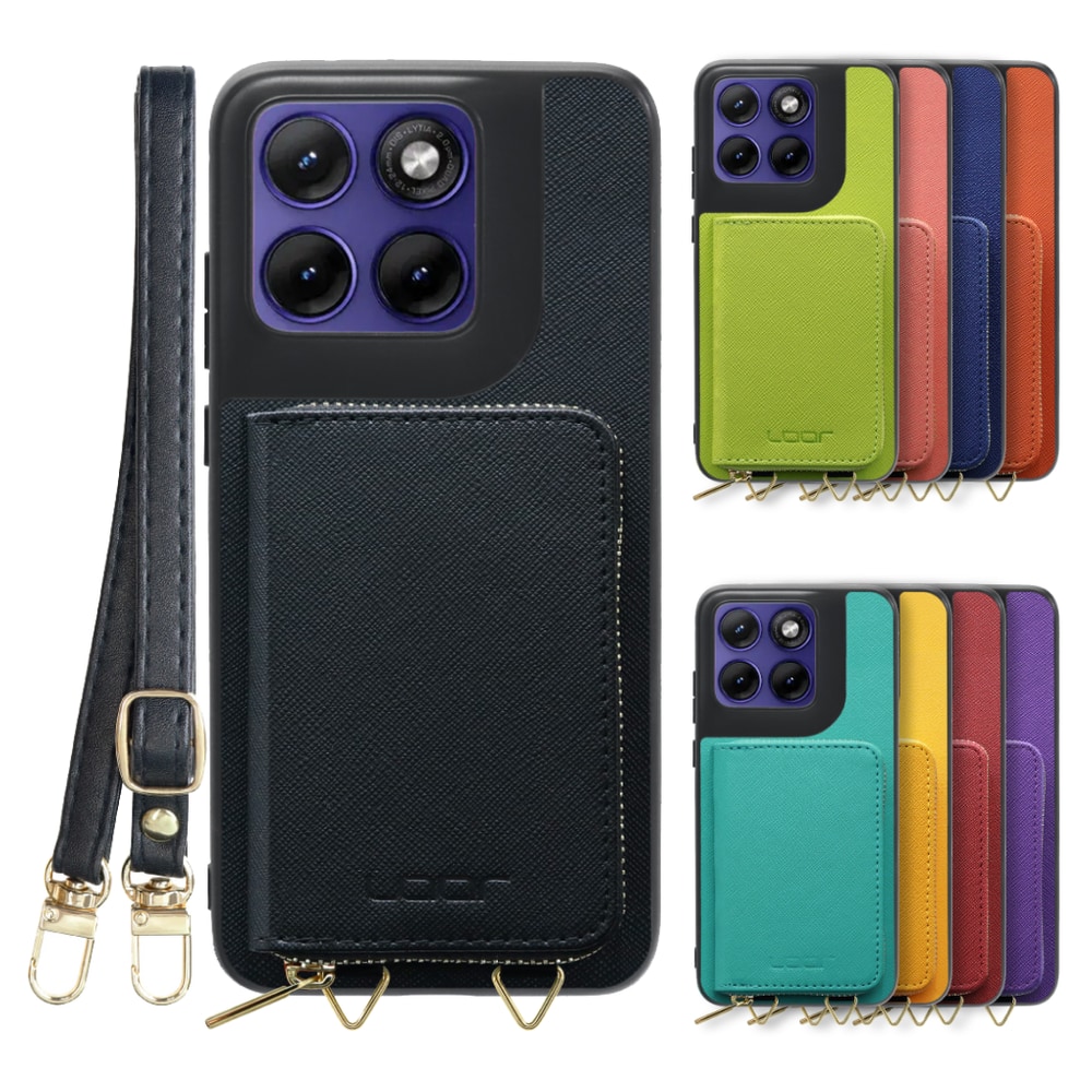 [ LOOF CASUAL-SHELL POUCH ] motorola edge 70 fusion  ケース ショルダー スマホショルダー 背面 収納 ポーチ付き カバー スマホケース ストラップ レザー [ motorola edge 70 fusion ]