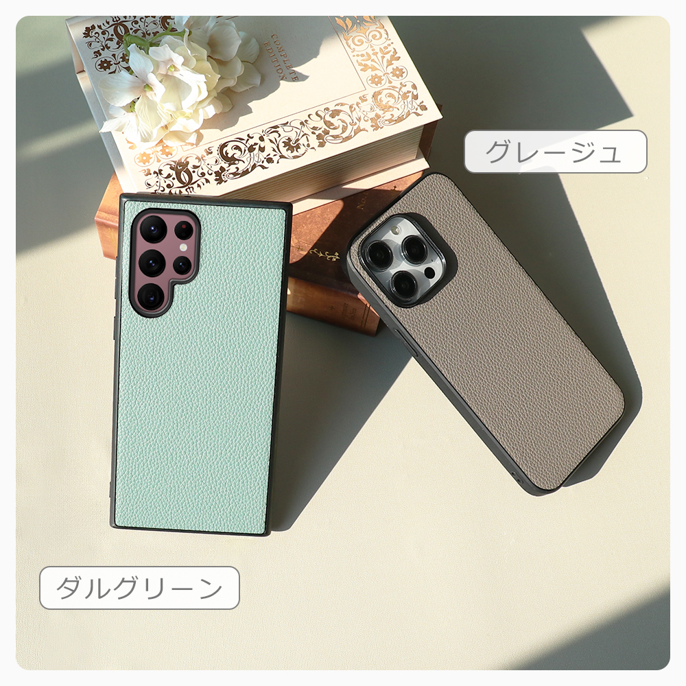 [ LOOF LUXURY-SHELL ] OPPO Reno13 A  スマホケース 本革 薄型 軽量 背面ケース ストラップホール シンプル レザーケース [ OPPO Reno13 A ]