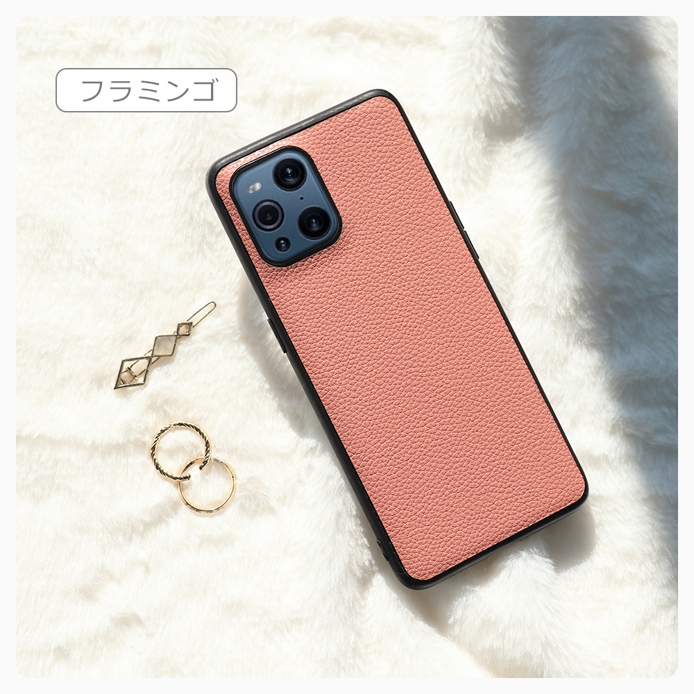 [ LOOF LUXURY-SHELL ] OPPO Reno13 A  スマホケース 本革 薄型 軽量 背面ケース ストラップホール シンプル レザーケース [ OPPO Reno13 A ]